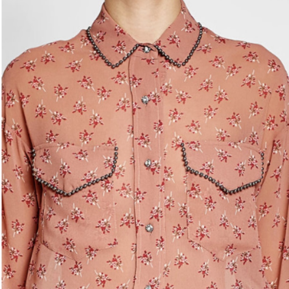 NWT | The Kooples Candy Flower blouse - Picture 3 of 6